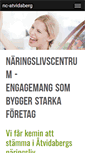 Mobile Screenshot of nc-atvidaberg.se